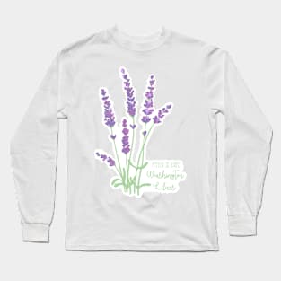 Washington Lilacs - Zach Bryan Long Sleeve T-Shirt